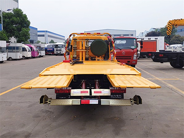 江淮V5一拖二藍牌清障車