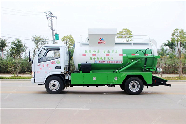 東風(fēng)多利卡5方餐廚垃圾車(chē)