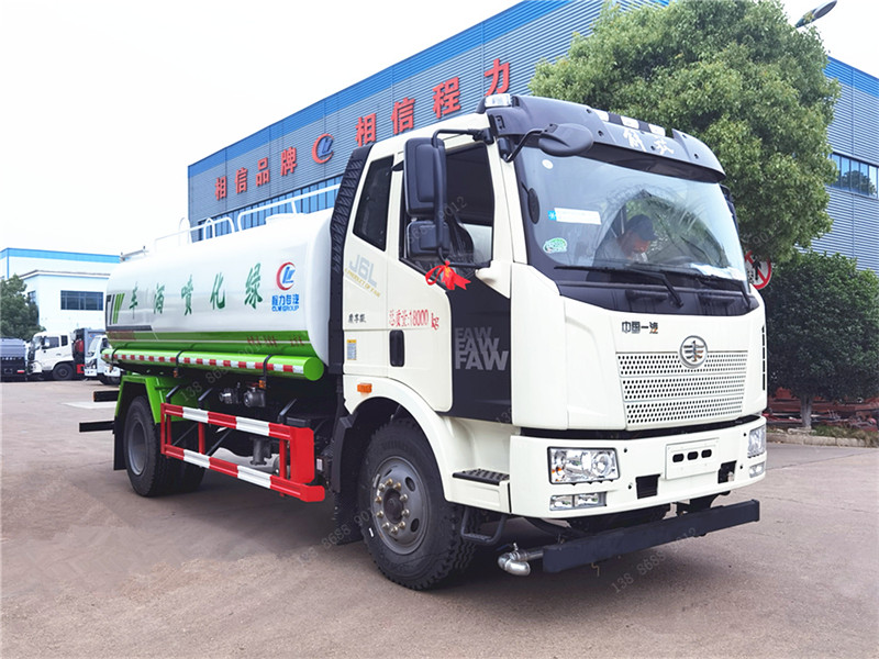 解放14-15噸J6灑水車
